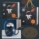 the ASTRONAUT - Cute Astronaut Planet Ceramic Cup