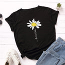 the DAISY GIRL - Women Cute Daisy Print T-Shirt