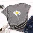 the DAISY GIRL - Women Cute Daisy Print T-Shirt