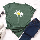the DAISY GIRL - Women Cute Daisy Print T-Shirt