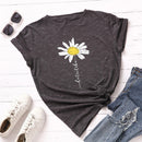 the DAISY GIRL - Women Cute Daisy Print T-Shirt