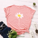 the DAISY GIRL - Women Cute Daisy Print T-Shirt
