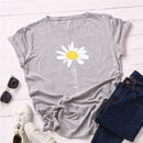 the DAISY GIRL - Women Cute Daisy Print T-Shirt