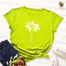 the DAISY GIRL - Women Cute Daisy Print T-Shirt