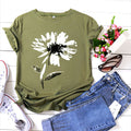 the DAISY - Floral Woman T-Shirts