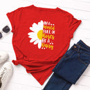 the DAISY GIRL - Women Cute Daisy Print T-Shirt