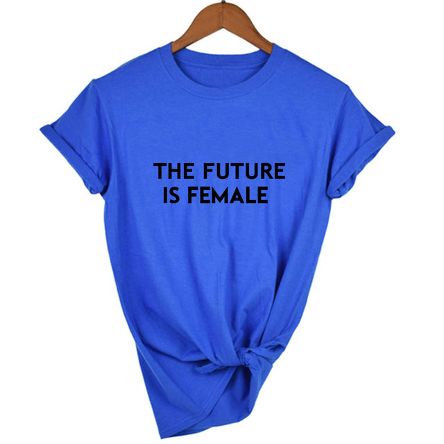 the FEMINIST - The Future is Female Print Women T-Shirt