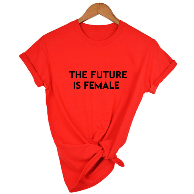 the FEMINIST - The Future is Female Print Women T-Shirt