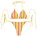 the PYTHON - Women Sexy Snake Skin Print Bikini Swimsuit