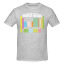 the HORROR GEEK - Periodic Table Printed Men T-Shirt