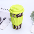 the DESIGNER MUG - 400ml Reusable Bamboo Fiber Coffee Cups