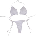 the PYTHON - Women Sexy Snake Skin Print Bikini Swimsuit