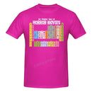 the HORROR GEEK - Periodic Table Printed Men T-Shirt