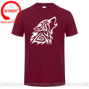 the NORSE WOLF - Cool Vikings the Wolf of Norse Print T-Shirt