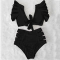 the CABANA - High Waist Ruffled Sexy Bikini Set