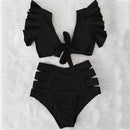 the CABANA - High Waist Ruffled Sexy Bikini Set