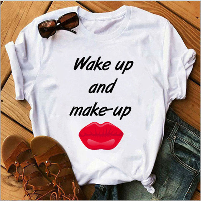 the KISSABLE LIPS - Women's Printed Sexy T-Shirt