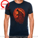 the NORSE WOLF - Cool Vikings the Wolf of Norse Print T-Shirt