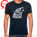 the NORSE WOLF - Cool Vikings the Wolf of Norse Print T-Shirt