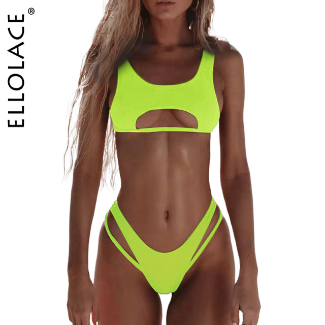 the EPITOME - Sexy Bikini Hollow Out Swimsuit