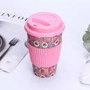 the DESIGNER MUG - 400ml Reusable Bamboo Fiber Coffee Cups