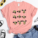 the AVOCADO - Woman Avocado Cartoon T-Shirt