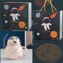 the ASTRONAUT - Cute Astronaut Planet Ceramic Cup