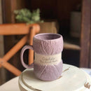 the KNITTER - 450ML Ceramics Ball of Yarn Mugs Home Decor