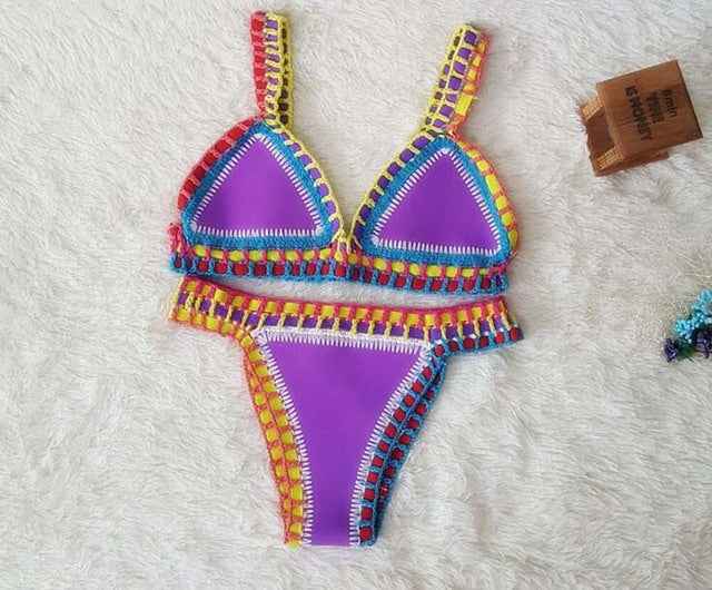 the STITCH - Multicolor Bikini Set