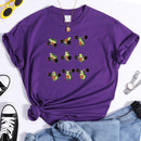 the AVOCADO - Woman Avocado Cartoon T-Shirt