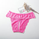 the INVITATION - 6 Colors Plus Size Open Crotch Panties For Sex