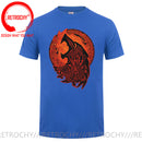the NORSE WOLF - Cool Vikings the Wolf of Norse Print T-Shirt