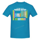 the HORROR GEEK - Periodic Table Printed Men T-Shirt