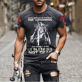 the VINTAGE - 3D Knights Templar Print T-Shirt