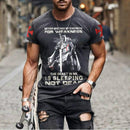 the VINTAGE - 3D Knights Templar Print T-Shirt