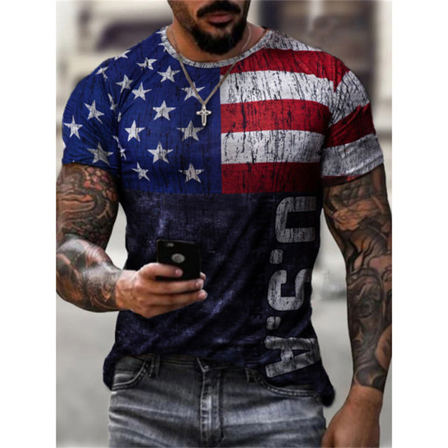 the CLASSIC - Men Trendy 3D Letter T-Shirt