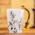 the MUSICIAN - 240ml/400ml Music Creative Guitar Violin Style Ceramic Mug