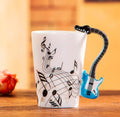 the MUSICIAN - 240ml/400ml Music Creative Guitar Violin Style Ceramic Mug