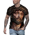 the LORD - Jesus Christ 3D Print Round Neck T-Shirt