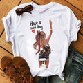 the FLOWER GIRL - Printed Female T-Shirt