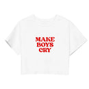 the HEARTBREAKER - Women Make Boys Cry Crop Tops