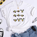 the AVOCADO - Woman Avocado Cartoon T-Shirt