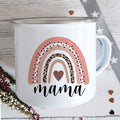 the RAINBOW MAMA - Print Enamel Mug