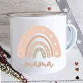 the RAINBOW MAMA - Print Enamel Mug