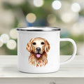 the DOGGIE MUG - Cute Dogs Printed Enamel Mugs