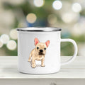 the DOGGIE MUG - Cute Dogs Printed Enamel Mugs