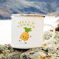 the SUMMER LOVIN' - Hello Summer Printed Enamel Creative Coffee/Tea Mug