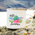 the SUMMER LOVIN' - Hello Summer Printed Enamel Creative Coffee/Tea Mug