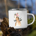 the FOREST FRIENDS - Cute Animal Horse Deer Print Mugs