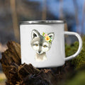 the FOREST FRIENDS - Cute Animal Horse Deer Print Mugs